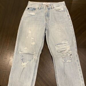 Distressed Straight Leg Jeans from VICI